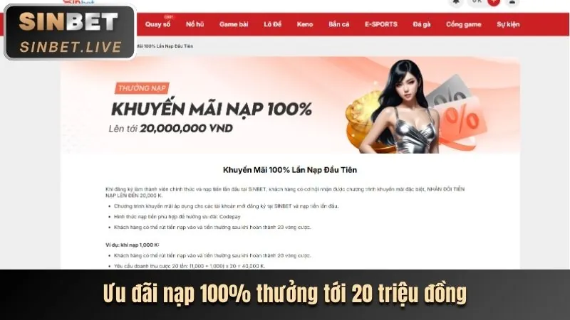 Khuyến mãi chào mừng thành viên mới MV9BET